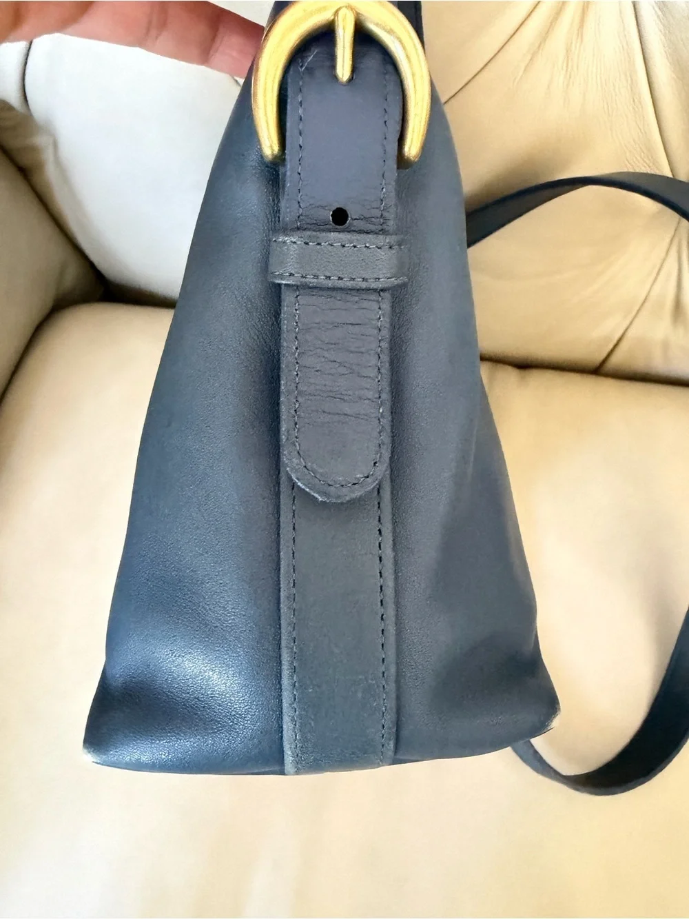 Vintage Coach Soho Mercer Bag 4131 Slate Blue Gray Rare Color